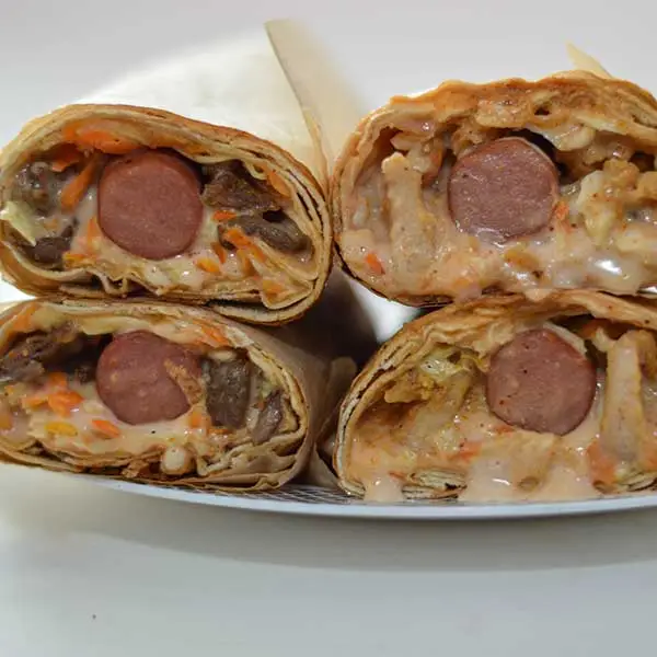 Beef Shawarma with Sausage 